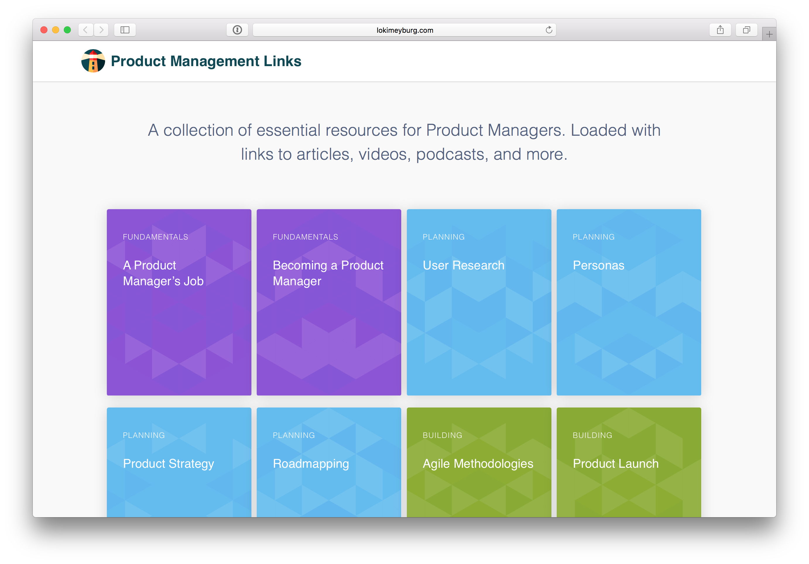 Product Management Links